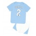 Manchester City Kyle Walker #2 Babykleding Thuisshirt Kinderen 2023-24 Korte Mouwen (+ korte broeken)